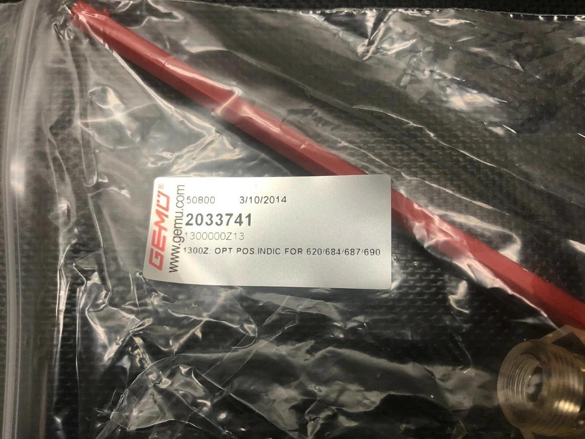 Used GEMU 1300 Optical Position Indicator w/ Transparent Cap