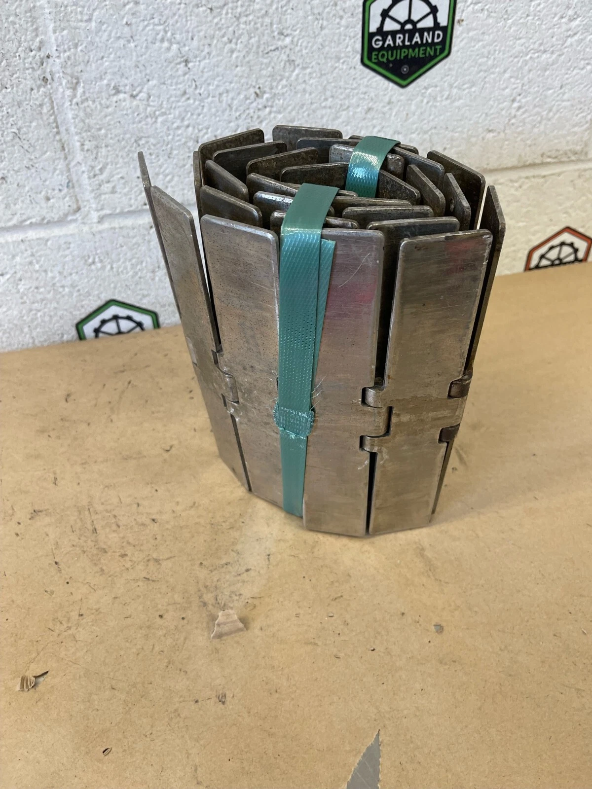 Used Rexnord SS815 BC 83 Tabletop Chain, Stainless Steel, L:43.5” W:7.5"