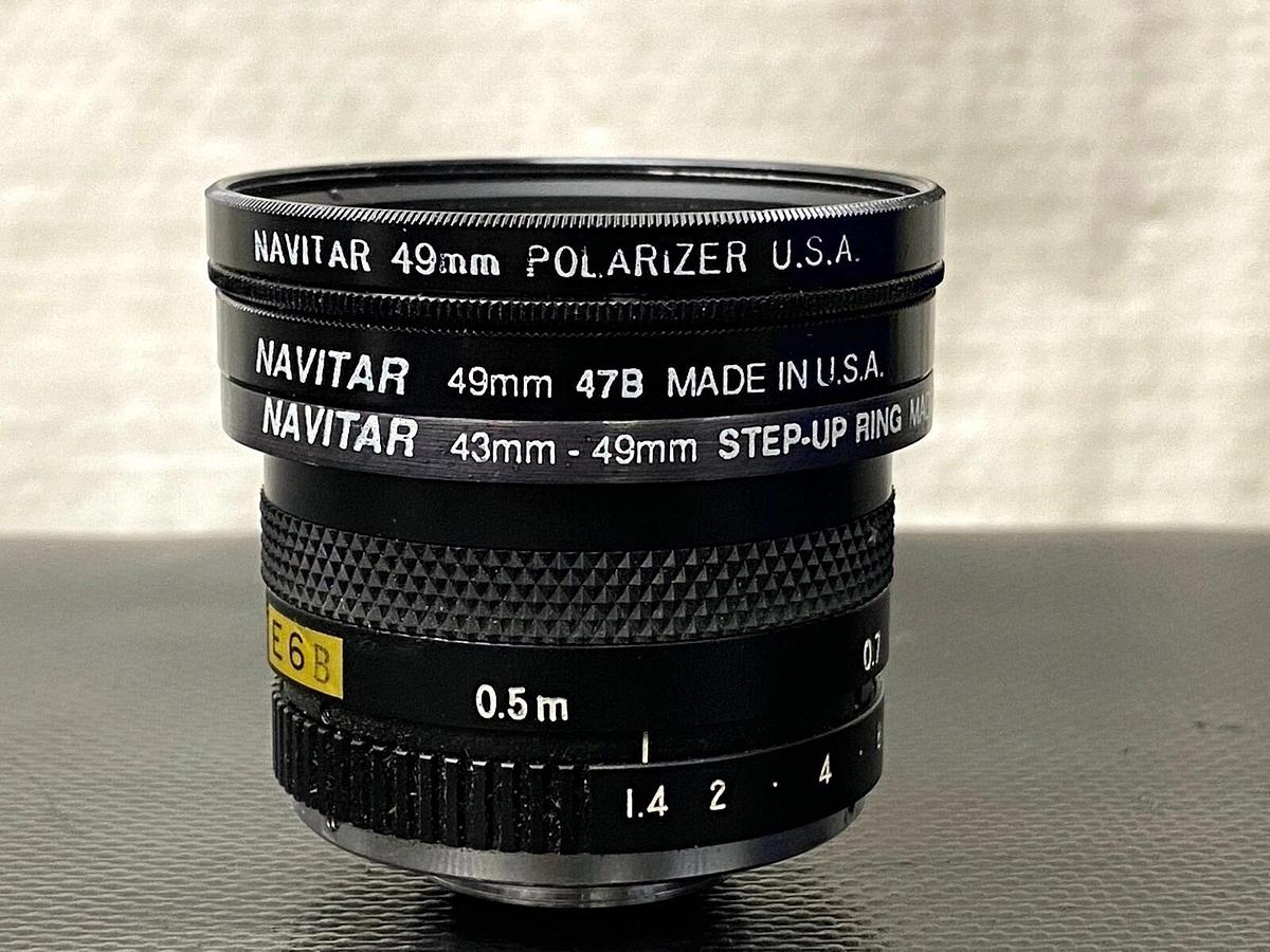 Used Allen Bradley 2801-YF Camera w/ Navitar 25mm F1.4, 49mm 47B, 49mm Polarizer Lens