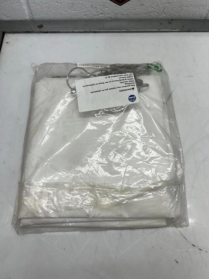 Used Bradley 9537-487200 Commercial Shower Curtain, 72” length