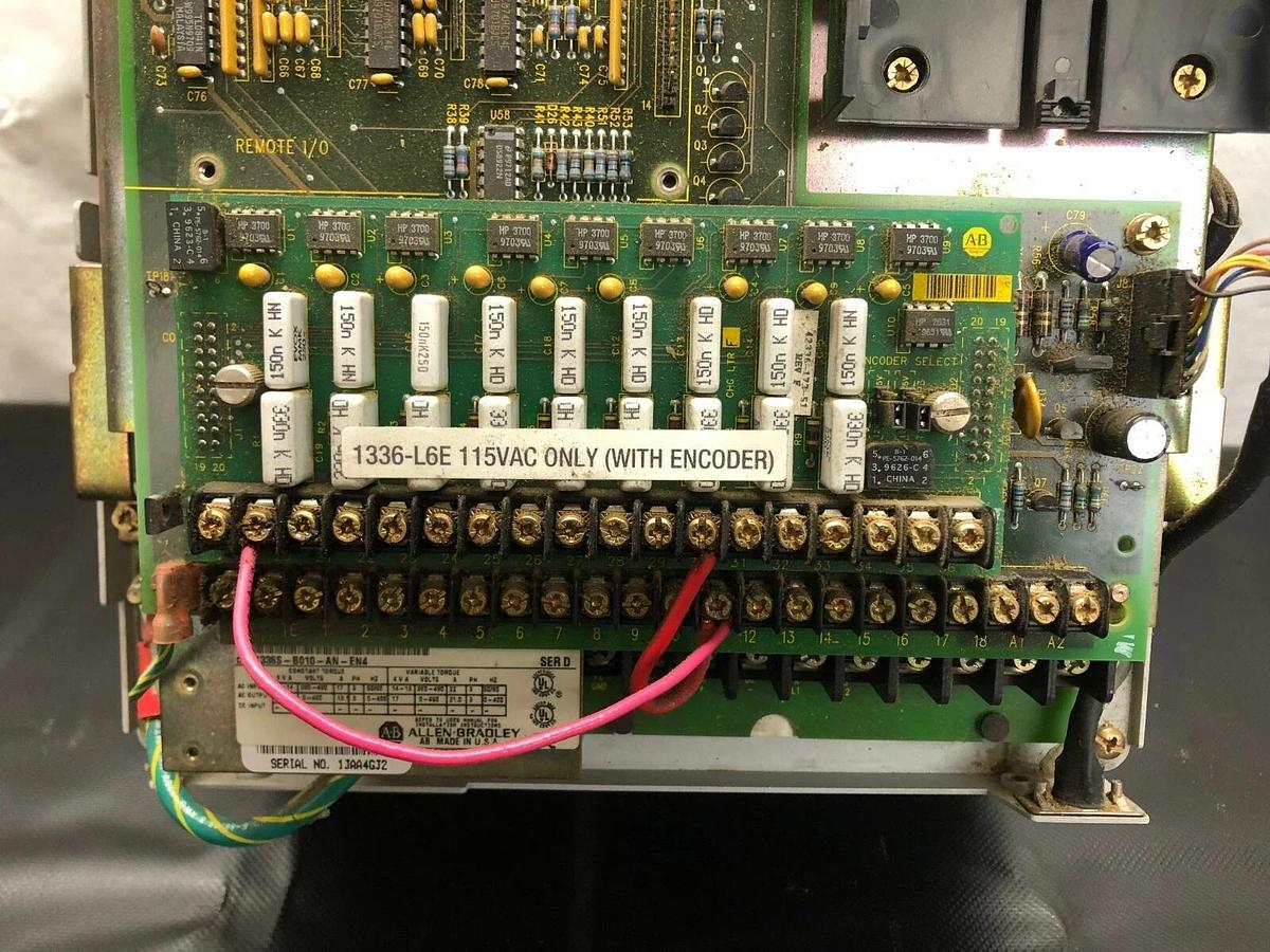Used Allen Bradley 1336S-B010-AN-EN4 Series D, AC Drive, 10HP