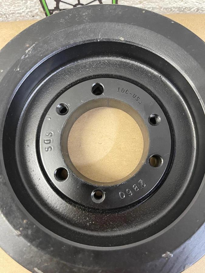 Used IDC 2B60 SDS V-Belt Pulley, 2-Groove
