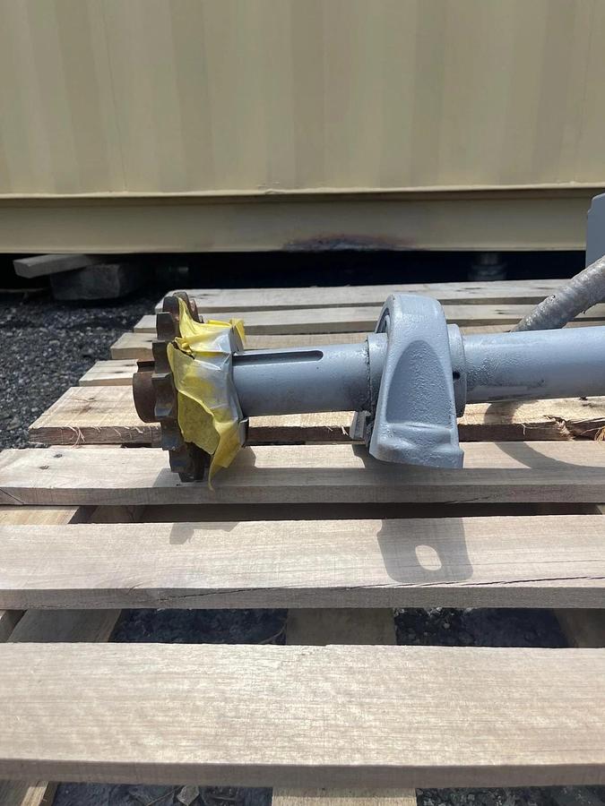 Used Hub City 385 Speed Reducer w/ 3 HP Power Tech Electric Motor, Ratio 60:1