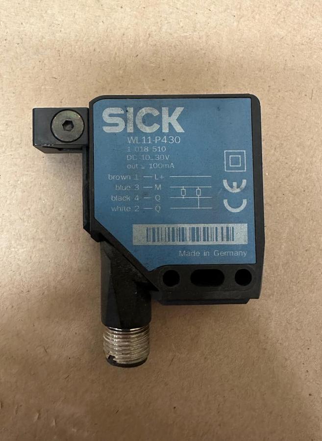 Used Sick WL11-P430 Retro-Reflective Photoelectric Sensor
