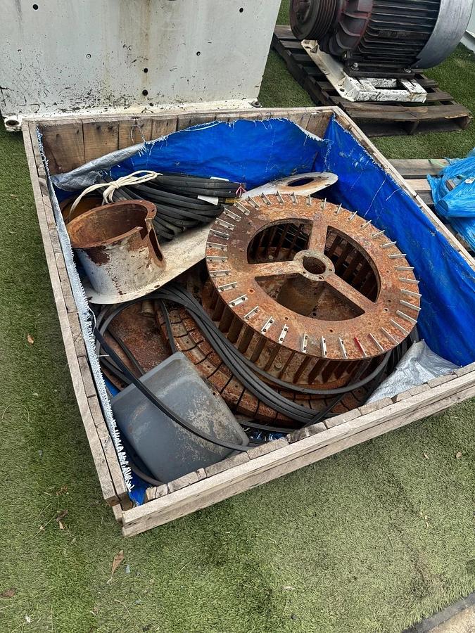 Used Prater CLM-101 Air Classifier, Toshiba 200Hp 3Ph Motor, with Spare Parts