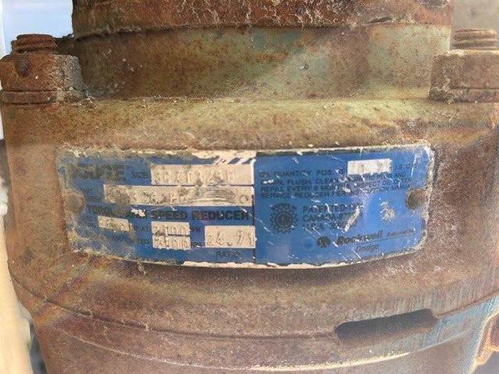 Used Stainless Steel Screw Conveyor 9"x24'3" w/ Toshiba 3HP @ 1755RPM, Dodge Gearbox