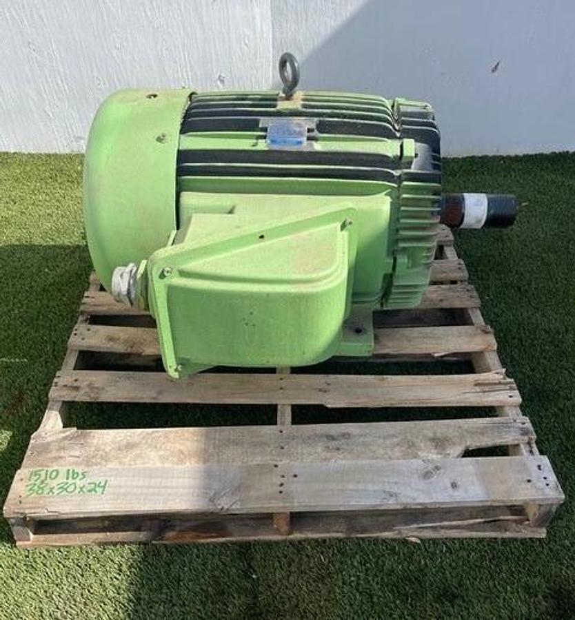 Used Teco Westinghouse N1004, 100HP, 1780RPM, 230/460V, 3 PH, Frame: 405T
