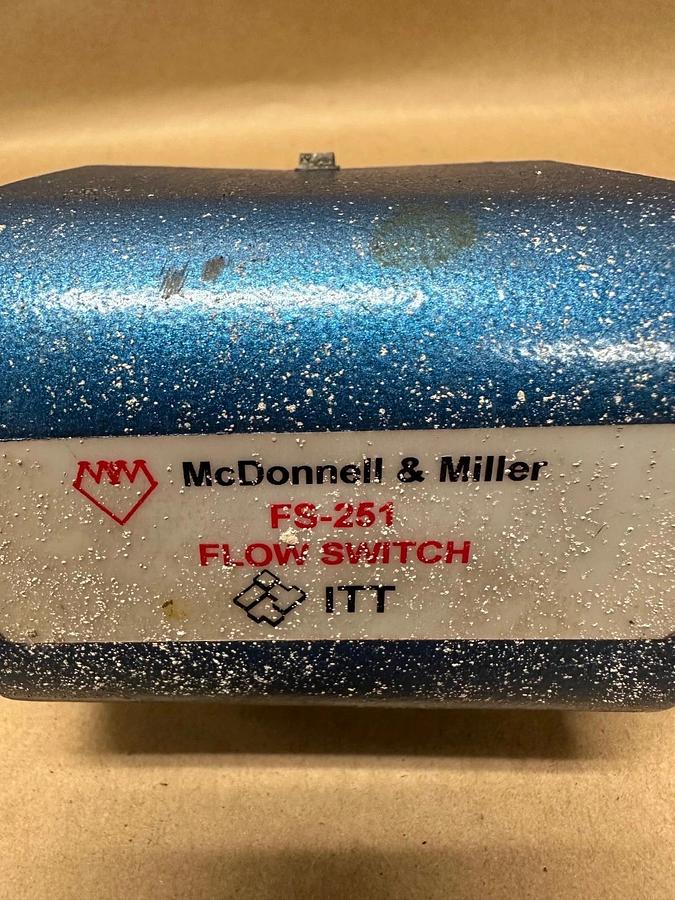 Used McDonnell & Miller FS-251 Flow Switch