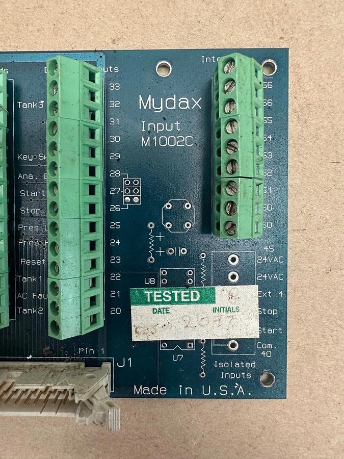 Used Mydax M1002C RTD Interface Board