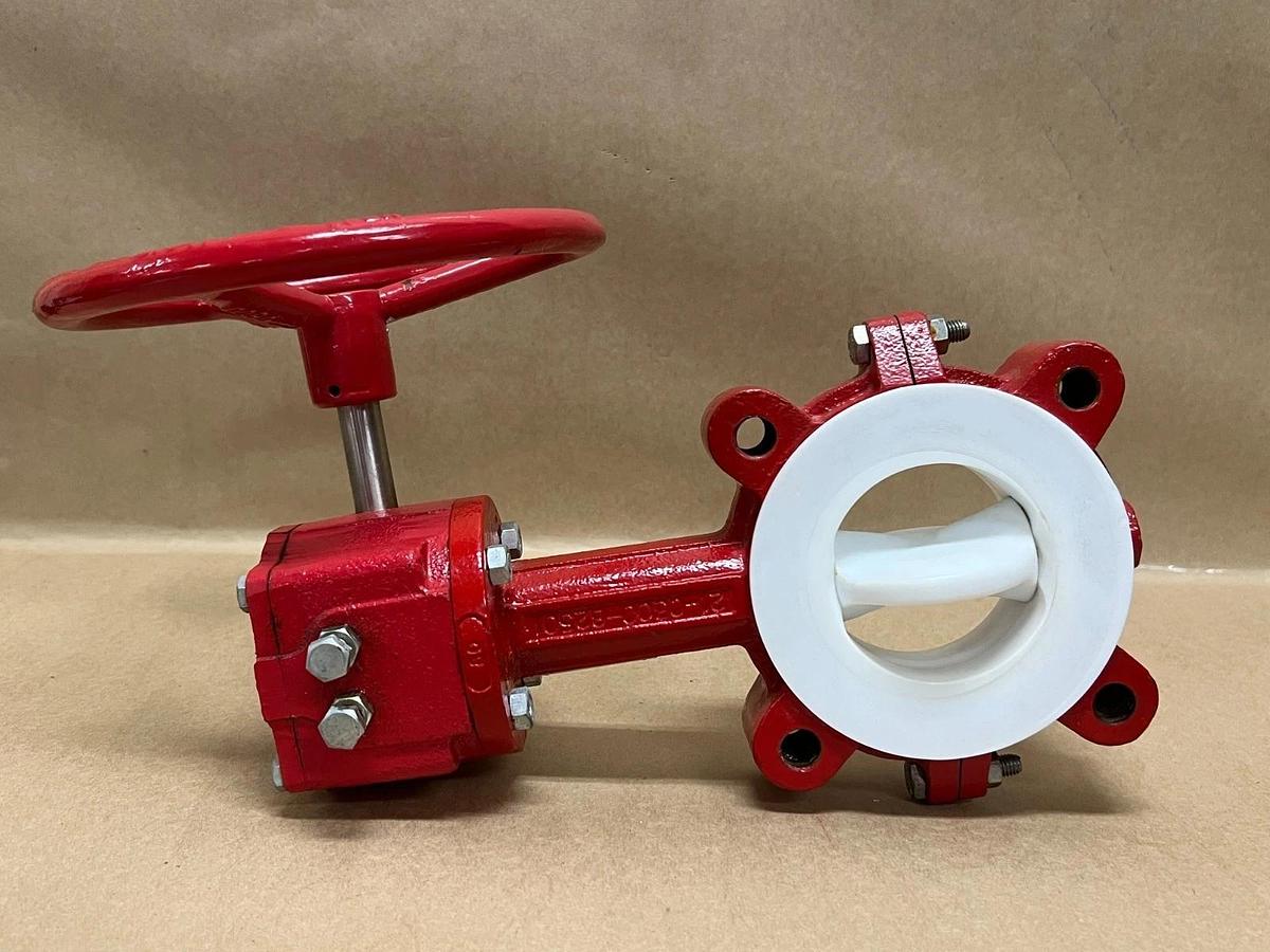 Used Bray 04-0200-11202-001 Manual Gear Operator, Hand Wheel & Ser 23, 3" Butterfly