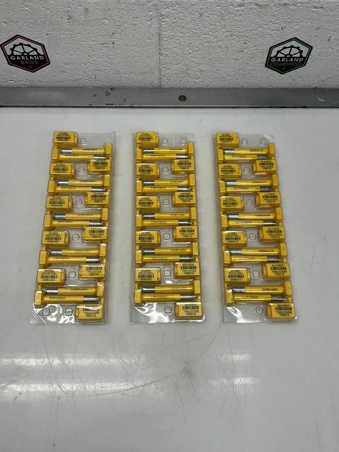 Used Global Industrial 3 Packs of 10 Cargo Bolt Locks (total lot of 30 pcs)