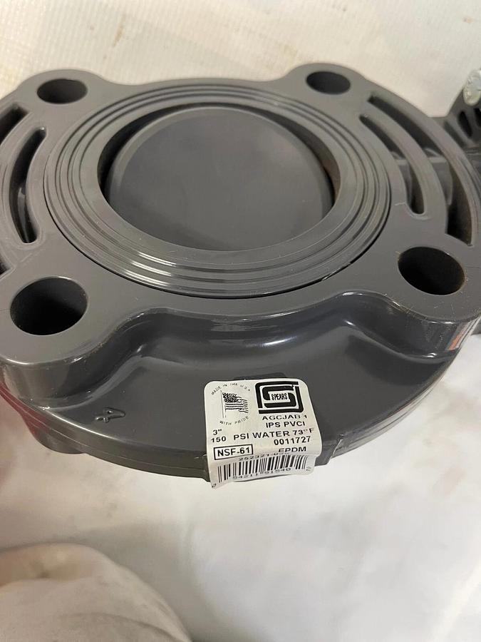 Used Spears 252321-030 Butterfly Valve w/ Gear Operator