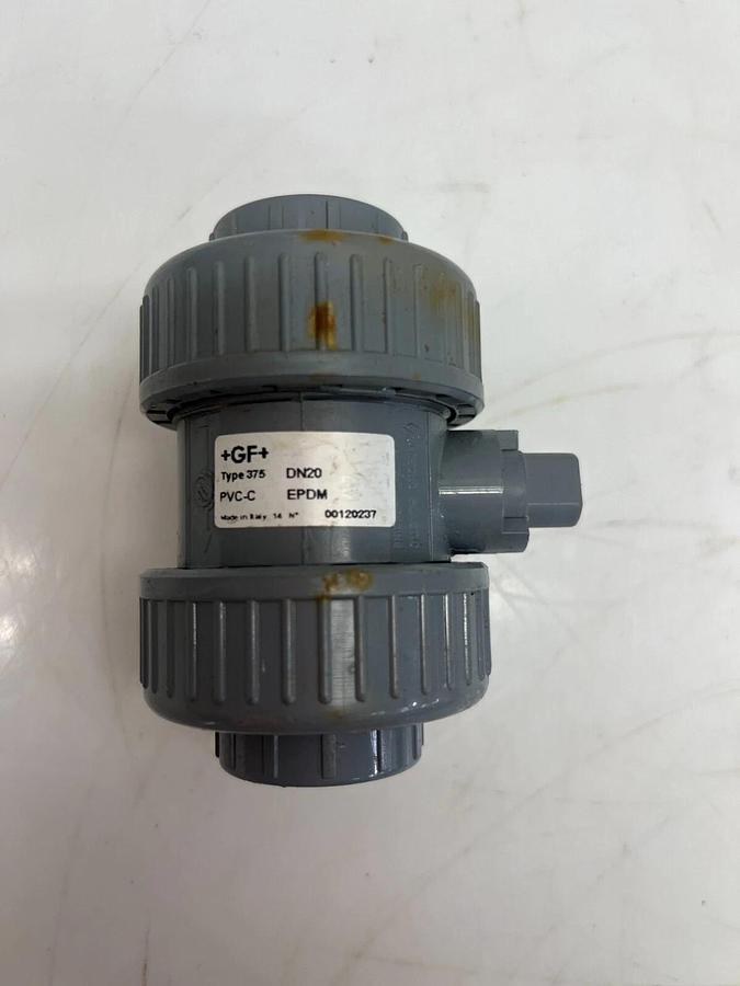 Used Type 375 PVC-C Ball Valve (Missing Top Piece)