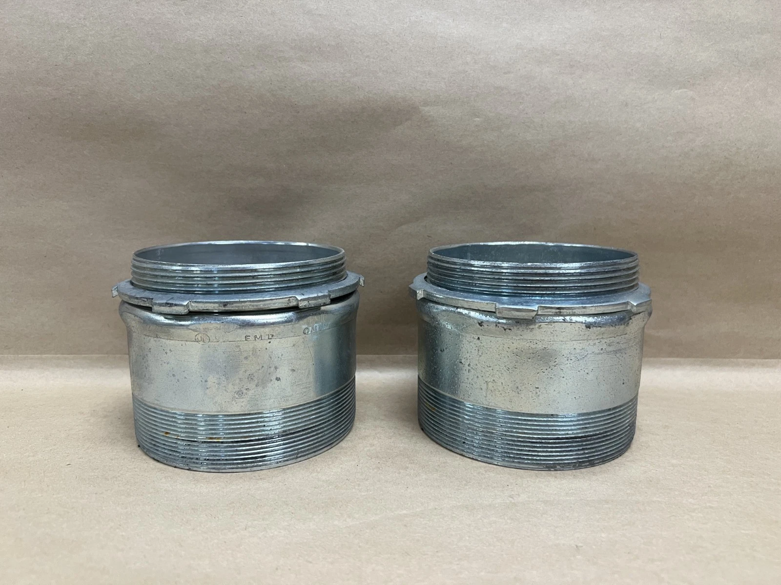 Used Steel City 4" EMT Set-Screw Connector - Lot of 2