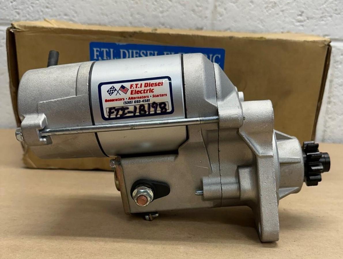 F.T.I Diesel Electric Hyster FTI-18198 Starter - 12V