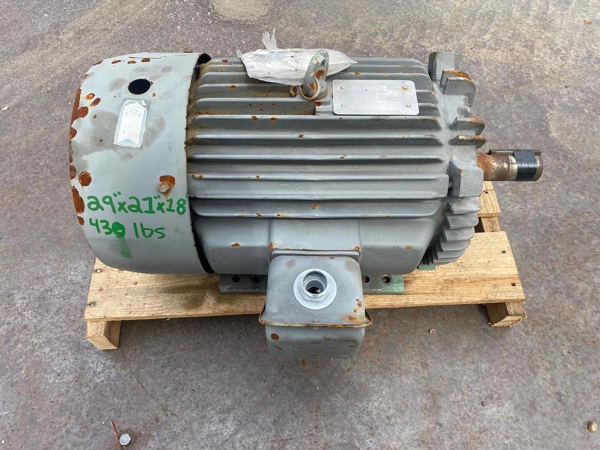 Used Toshiba Motor B0254FLF30M02 25Hp, 1755RPM, 575V, 3 Phase, 284T Frame