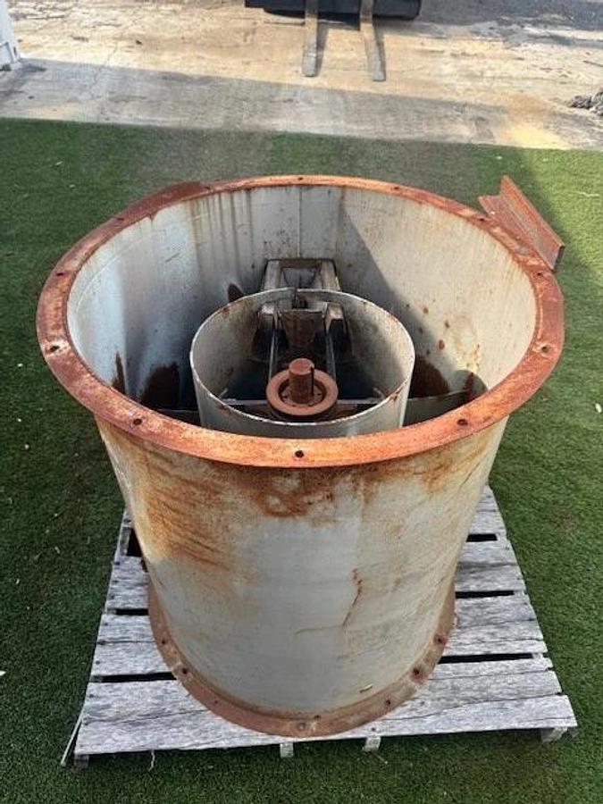 Used Hartzell Fan VA29-BD, 29” Inline Axial Fan, 20Hp Motor @ 1760RPM, 575V