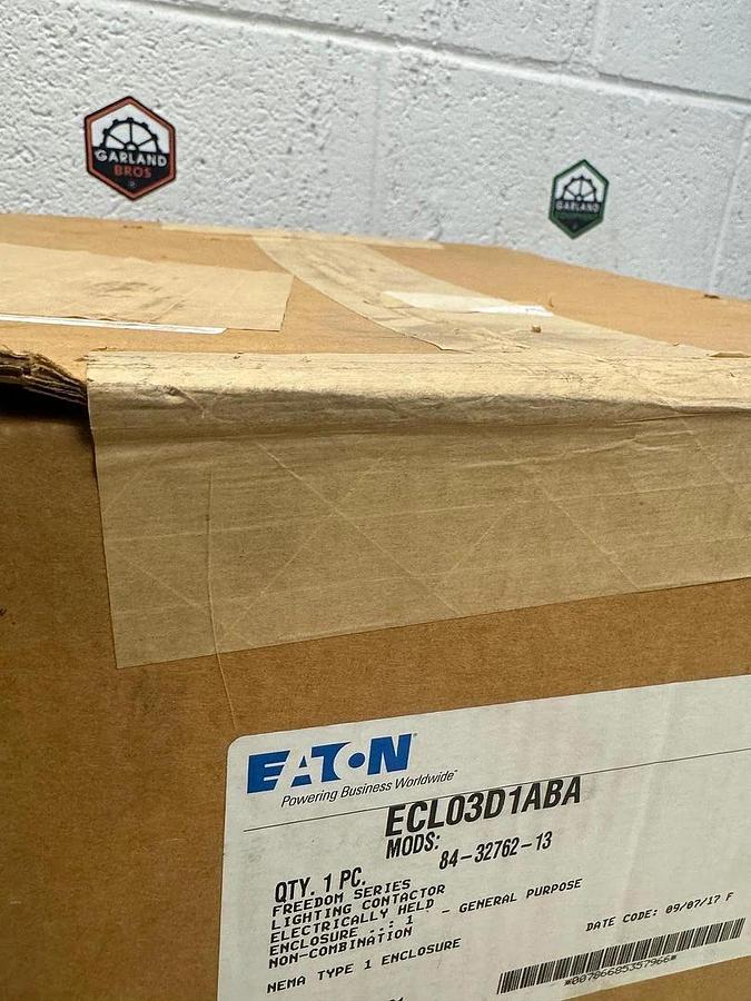Used Eaton ECL03D1ABA Lighting Contactor Enclosure NEMA Type 1