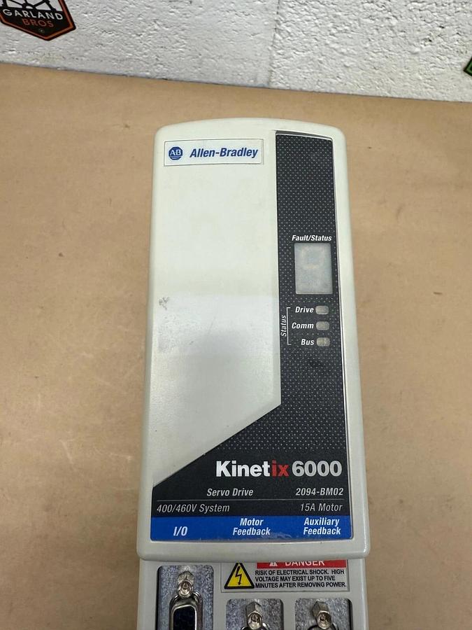 Used Allen-Bradley 2094-BM02 Servo Drive, Axis Module, Kinetix6000, 400/460V System