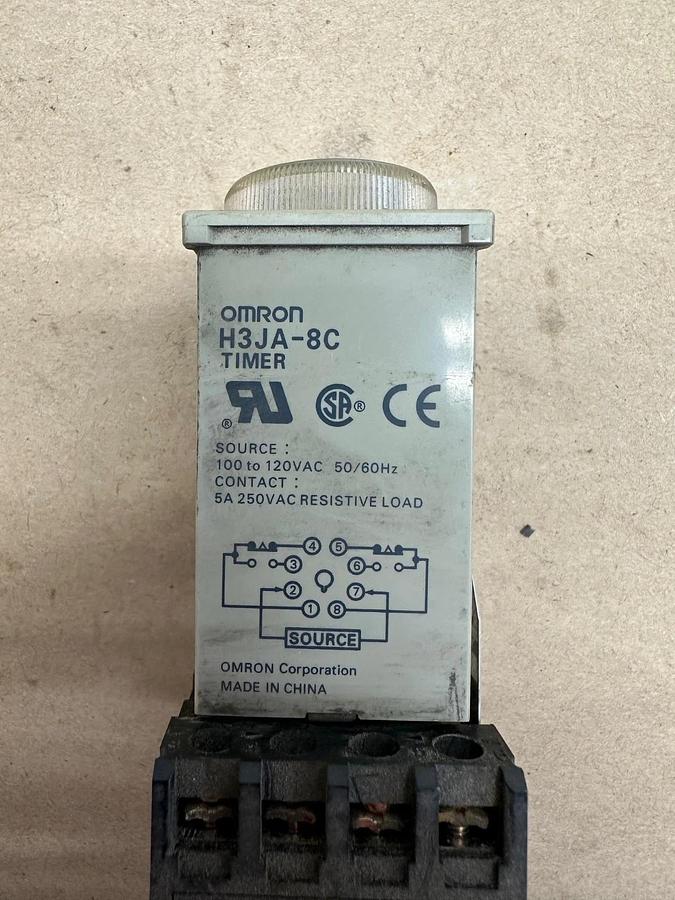 Used OMRON H3JA-8C Timer