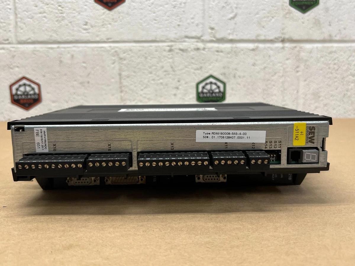 Used SEW Eurodrive MDX61B0008-5A3-4-00 Movidrive (Missing Plastic Cover)