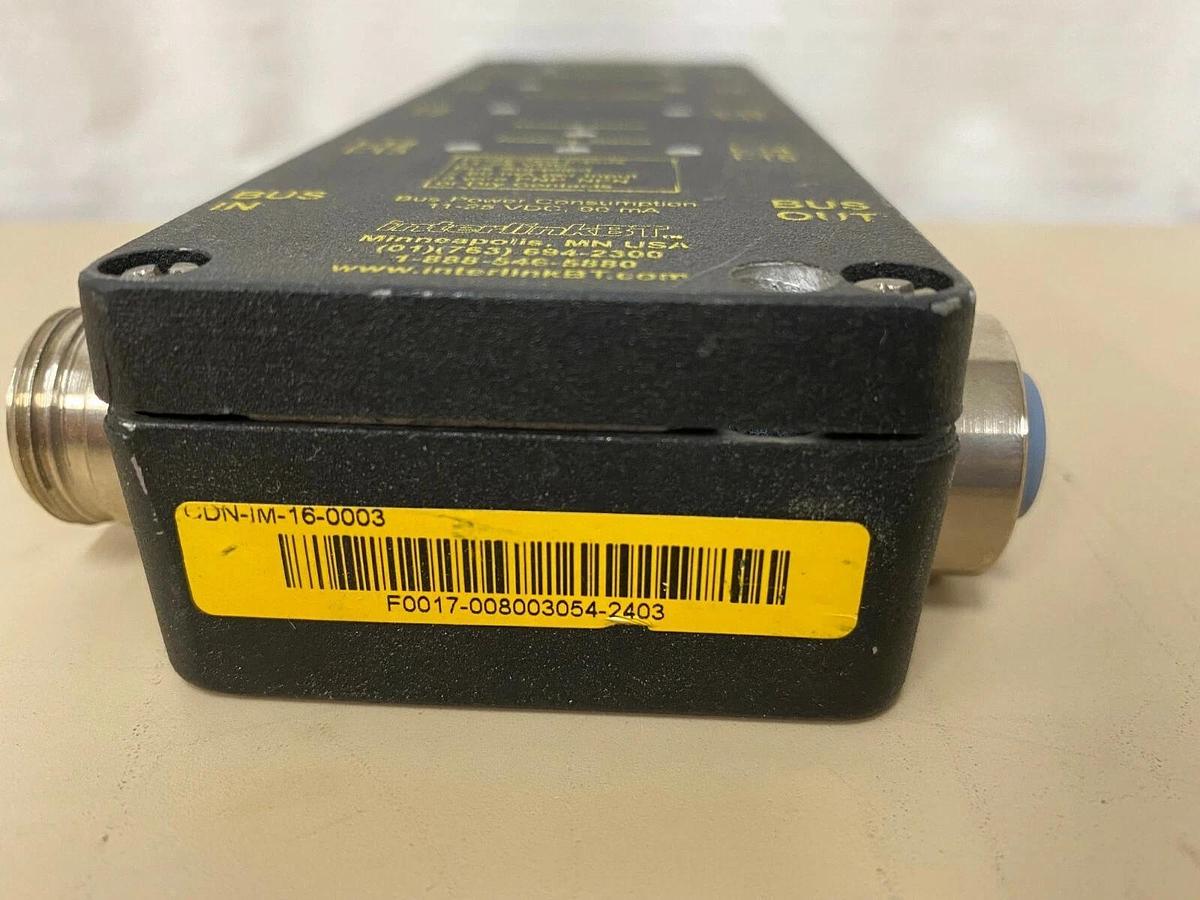 Used Turck CDN-IM-16-0003 Bus Stop, 16 Discrete Inputs