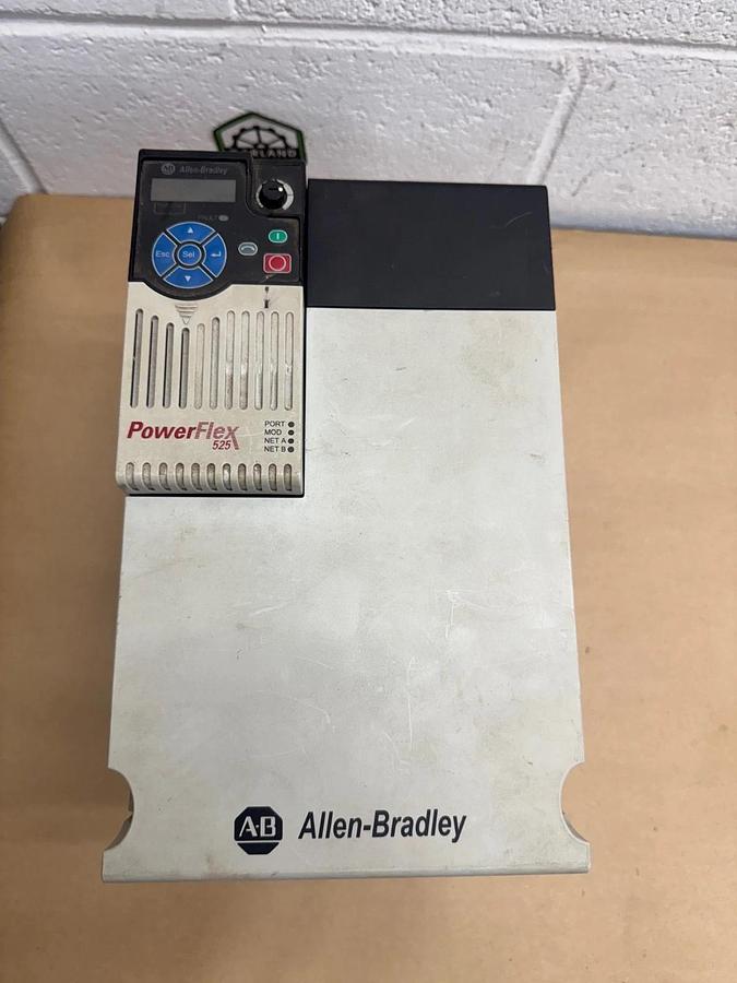 Used Allen Bradley 25B-D037N114 525 PowerFlex 20Hp DH (25Hp ND) 3 Ph 380-480V 47-63Hz