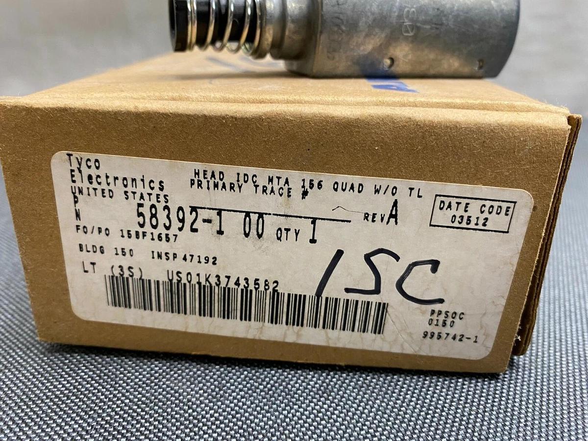 Used AMP Tyco 58392-1 Terminating Head for Mass Termination Assembly