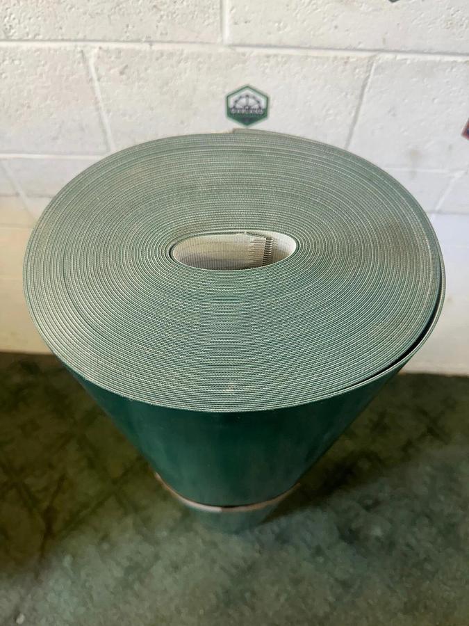 Used Smooth Conveyor Belt 48”x 78’ Conveyor Belt Smooth Surface Bulk Roll 5/64 Gauge