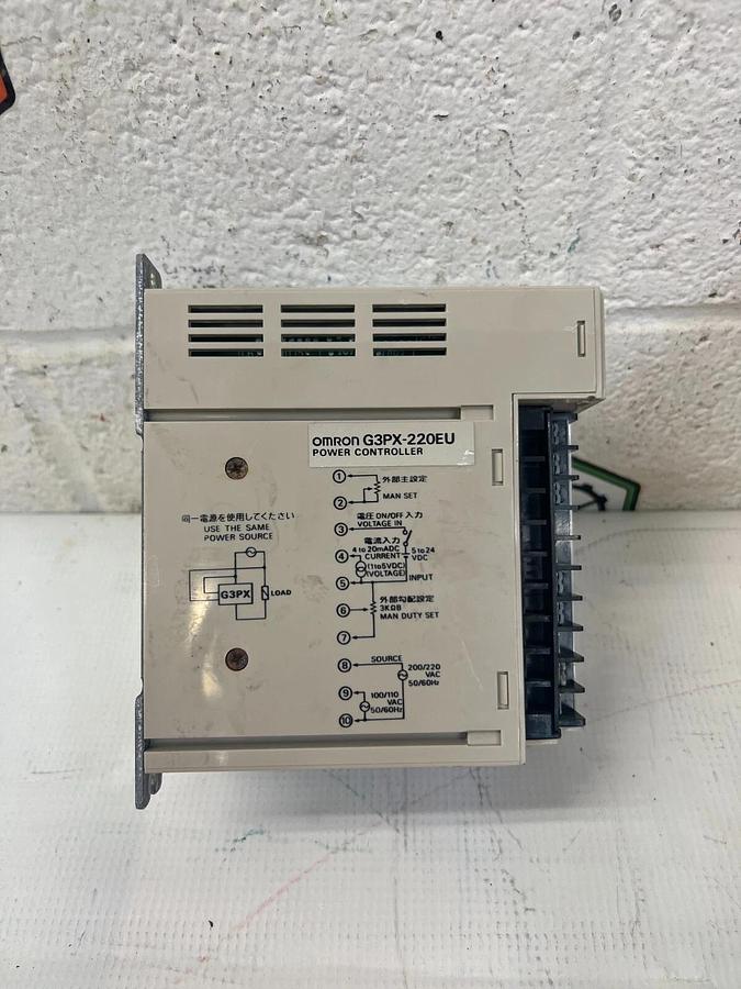 Used Omron G3PX-220EU Power Controller