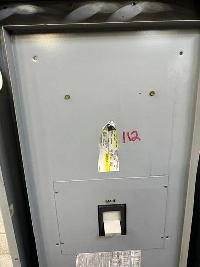 Used General Electric A-Series Panelboard AB643, GE TJD422400 400A Circuit Breaker