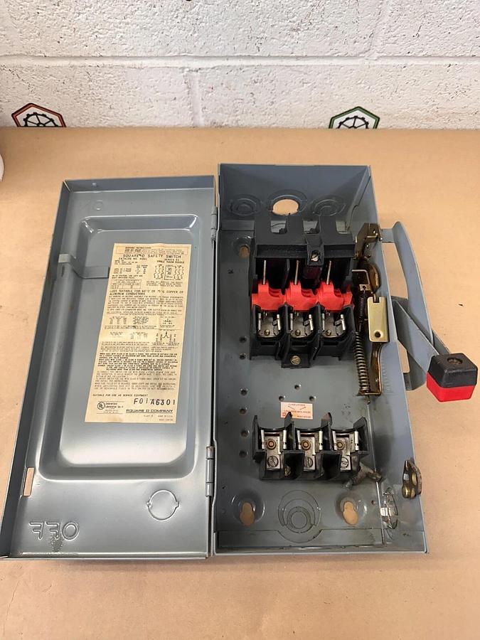Used Square D - H361 - Heavy Duty Safety Switch - 30 amp 600 volt
