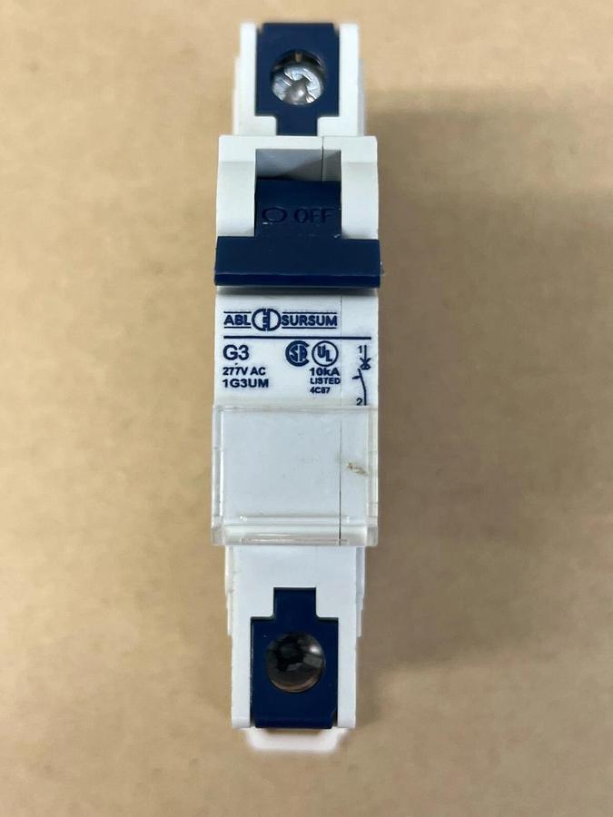 Used ABL Sursum 277V AC, 1G3UM Circuit Breaker