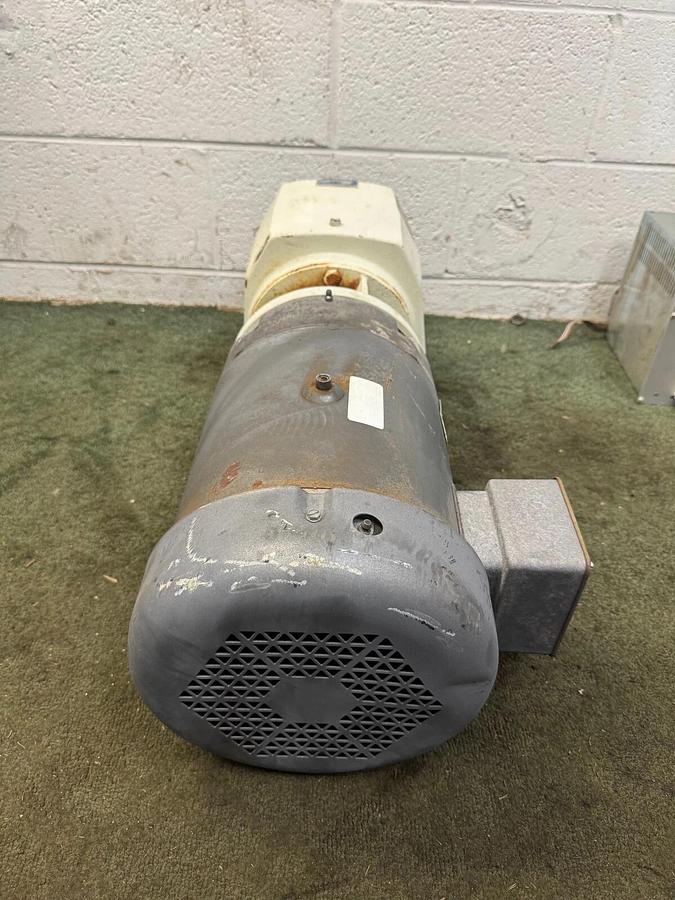 Used Boston Gear F872B-14K-B11, 14.09:1 Ratio w/ Baldor Reliance VM3710T 7.5Hp Motor
