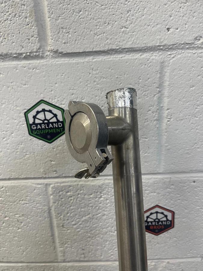 Used M Braun 304 Stainless Steel Sanitary Pipe w/ KF40 Flange 8003752