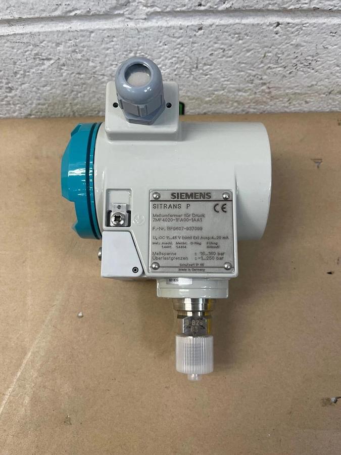 Used Siemens 7MF4020-1FA00-1AA1, SITRANS P, Transmitter