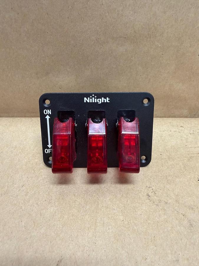 Nilight 3 Gang Toggle Switch *NEW*