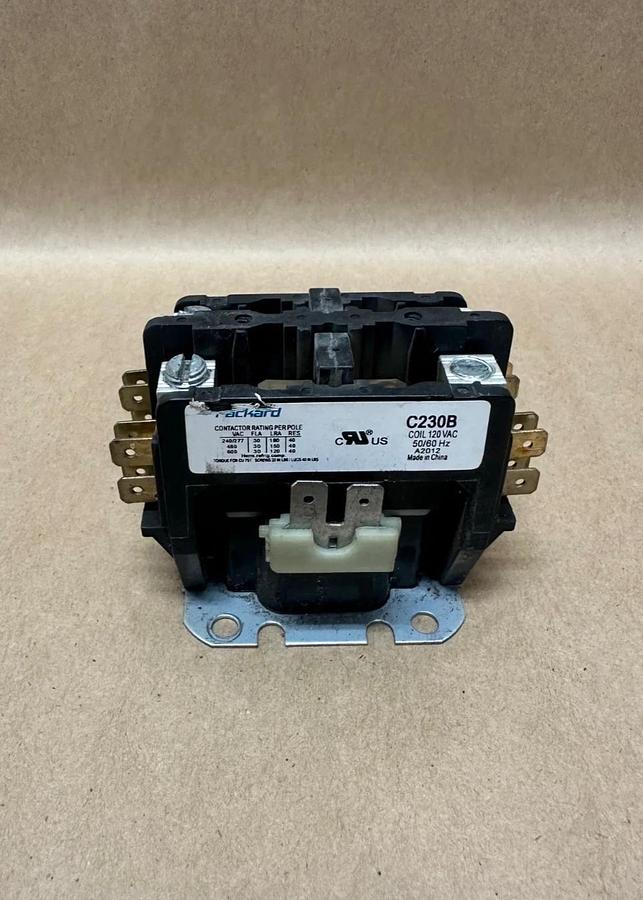 Used Packard C230B 2 Pole Contactor