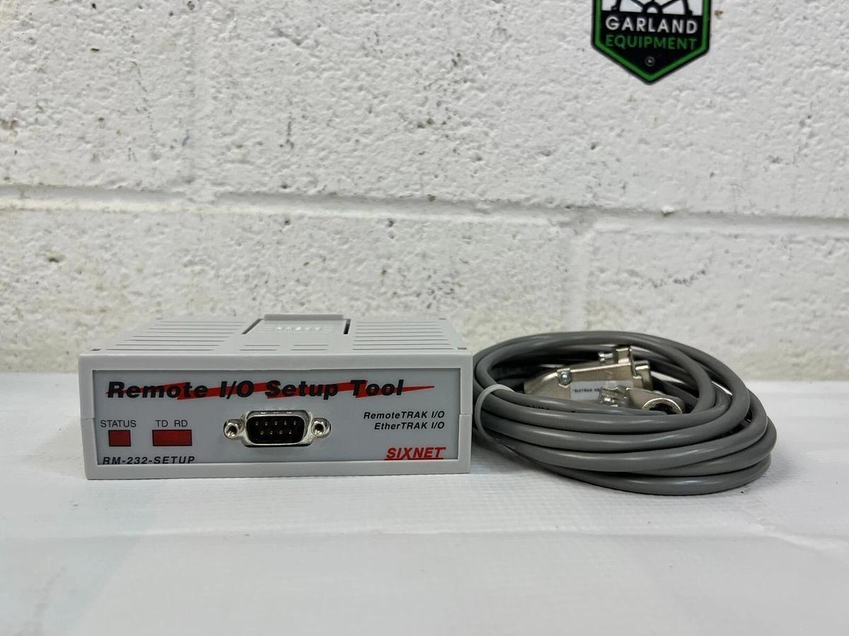 Used Sixnet Remotetrak RM-232- Setup I/O Module