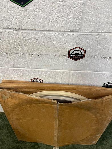 New - open box Stainless Steel 24” Mesh for Vibratory Screener, 40 microns, w/ 1” Center Hole