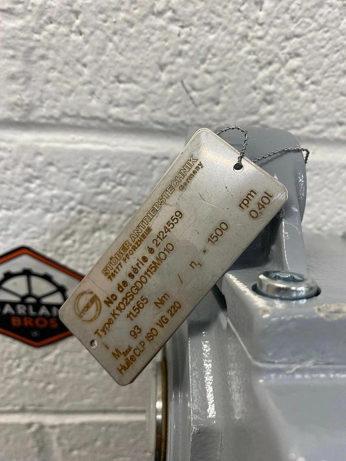 Used Strober K102SGD0115MQ10 Helical Bevel Gear Drive