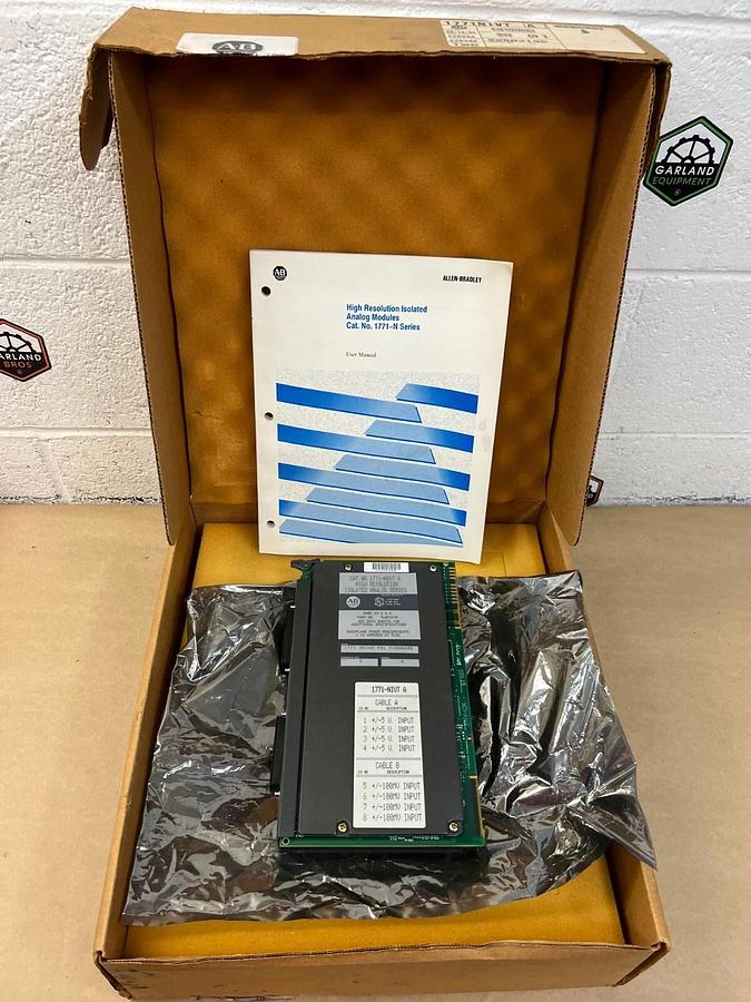 Used Allen Bradley 1771-NIVT High Resolution Isolated Analog Ser A Part No 96803195