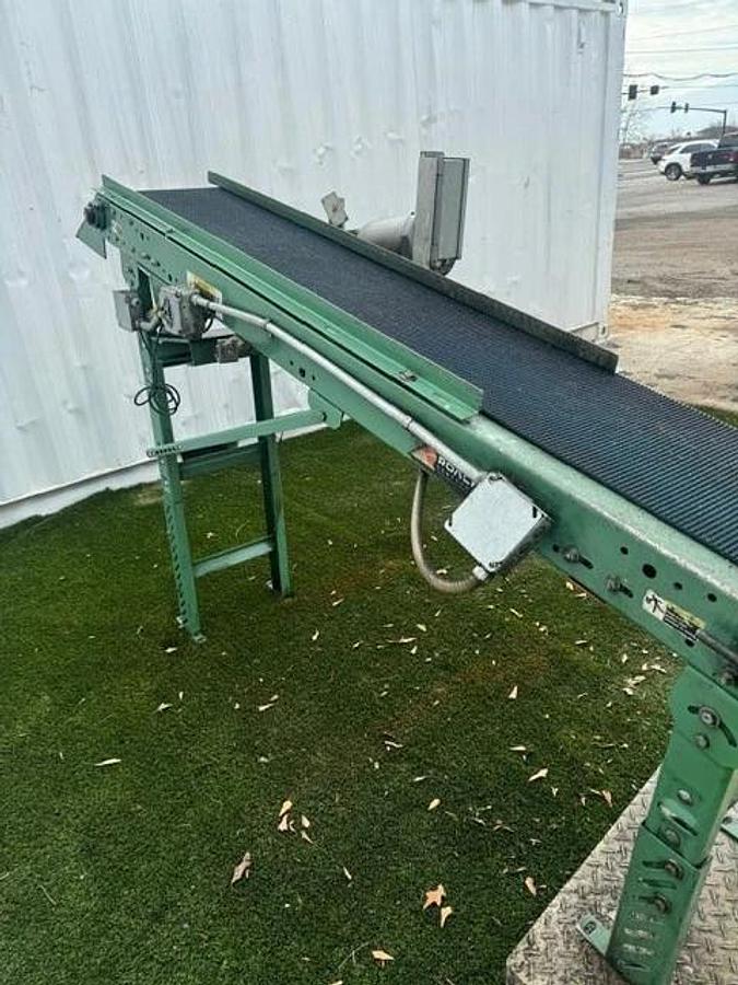 Used Roach Conveyors 537541, 13” x 7’ 7” Conveyor Set Up, w/ 1Hp 230/460 Motor
