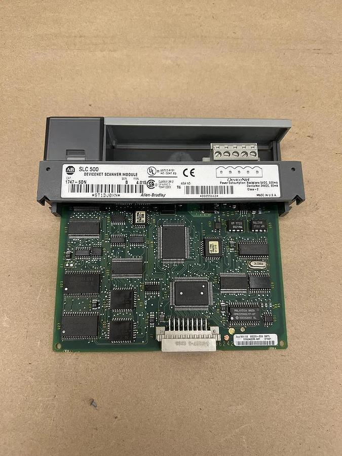 Used Allen Bradley 1747-SDN SLC 500 DeviceNet Scanner Module 731938801253