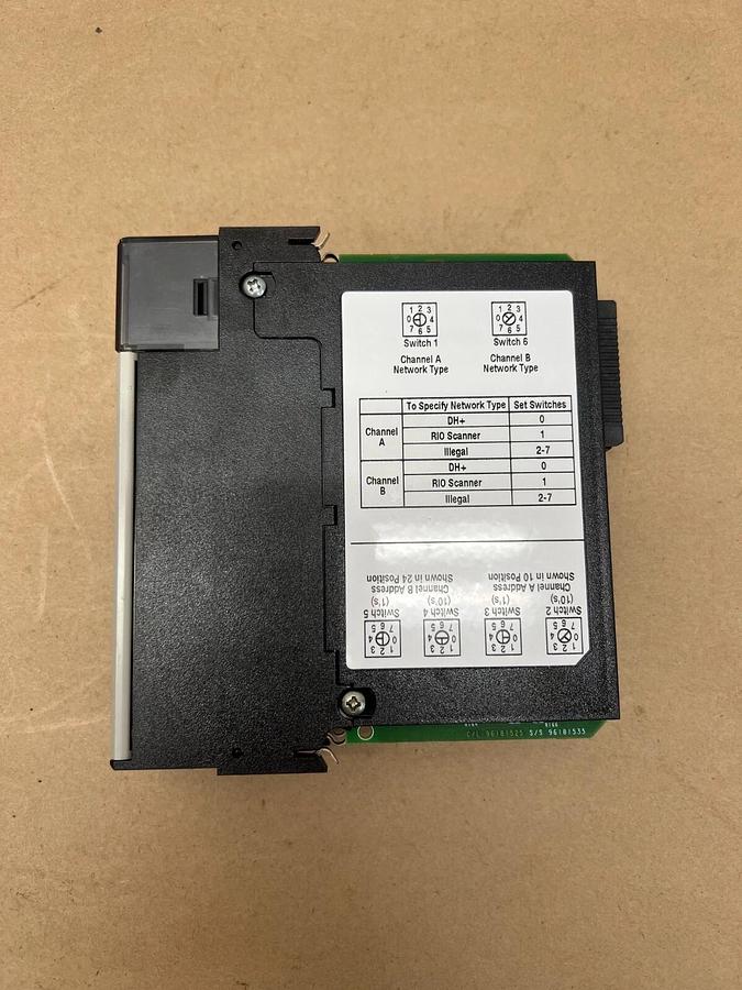 Used Allen Bradley 1756-DHRI0/B DH + RI0 Communication Interface