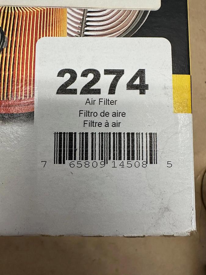 Used NAPA 2274 Gold Air Filter *NEW*
