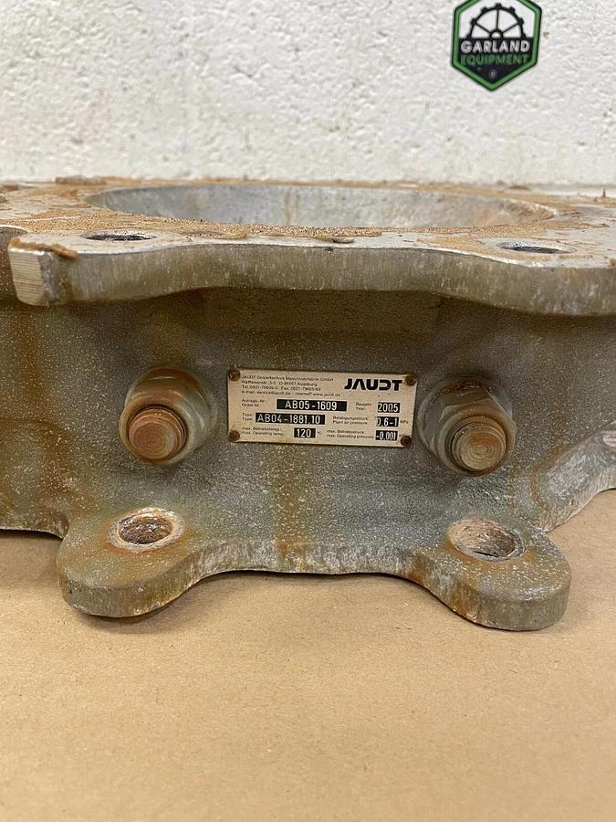 Used Jaudt AB04-1881.10 Butterfly Valve 6” w/ 250 psi Air Cylinder