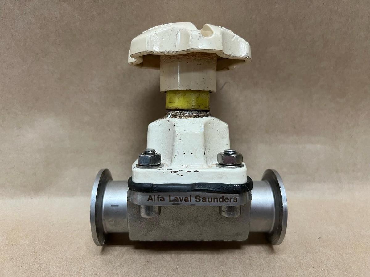 Used Alfa Laval Saunders 204205/002/024 DN25, 316L Diaphragm Valve