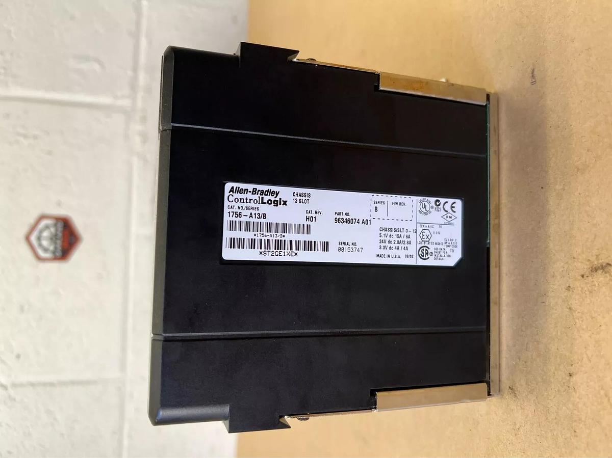Used Allen Bradley 1756-PA75/A ControlLogix AC Power Supply, 13 Slots