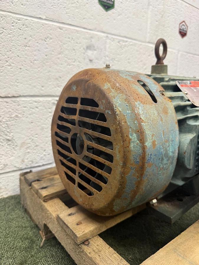 Used Reliance Electric P18G4162B 5Hp, 1750RPM, 230/460V, 3 Phase, L184TC Frame, 60Hz